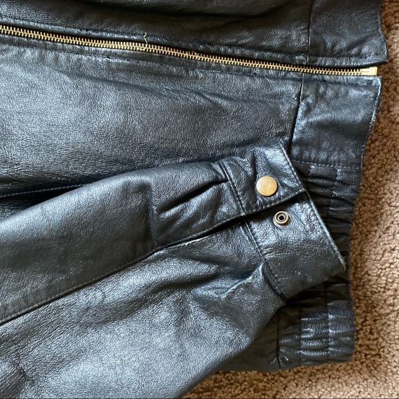 timothy daniels Jackets & Coats Vintage Leather Varsity Jacket Usa